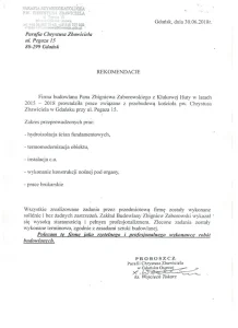Referencja Parafia Chrystusa Zbawiciela realizacja robót budowlanych